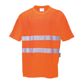 Portwest    S172 - T-shirt Cotton Comfort Hi-Vis arancione