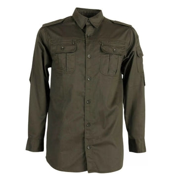 CAMICIA DI COTONE VERDE C.300