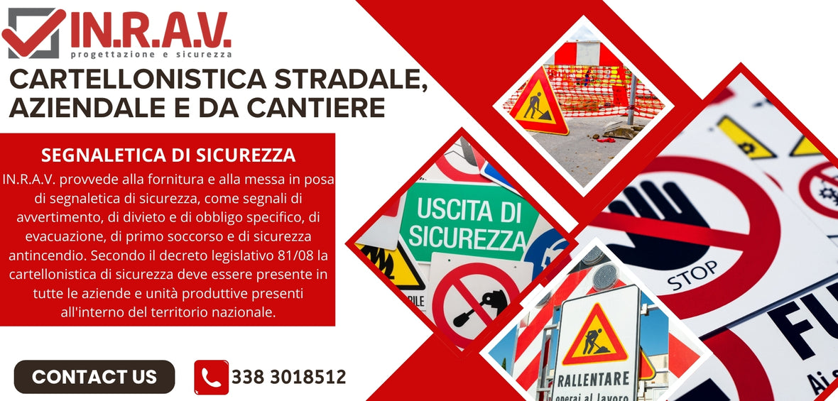 Cartellonistica stradale aziendale e da cantiere