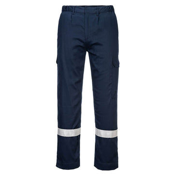 PORTWEST-PANTALONI ANTISTATICI LEGGERI FR412 BLU NAVY