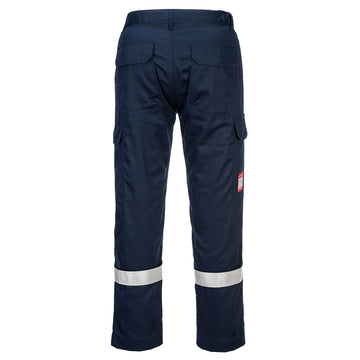 PORTWEST-PANTALONI ANTISTATICI LEGGERI FR412 BLU NAVY - 0