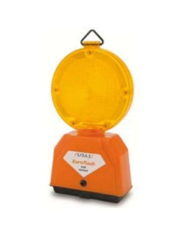 Lampeggiatore " euroflash " doppia batteria giallo lampeggiante led