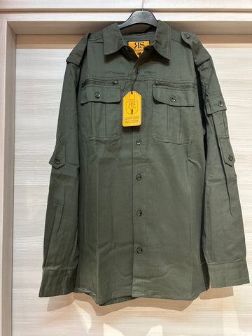 CAMICIA DI COTONE VERDE C.300