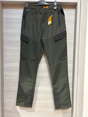 RS HUNTING- PANTALONE T-180 VERDE IN CANVAS CON PROTEZIONE