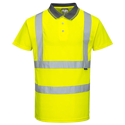 Portwest S479 - Polo bicolore Hi-Vis gialla