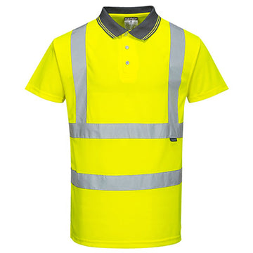 Portwest S479 - Polo bicolore Hi-Vis gialla
