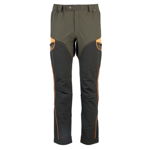 PANTALONE BLATEX ELASTICIZZATO 935 VERDE/ARANCIO