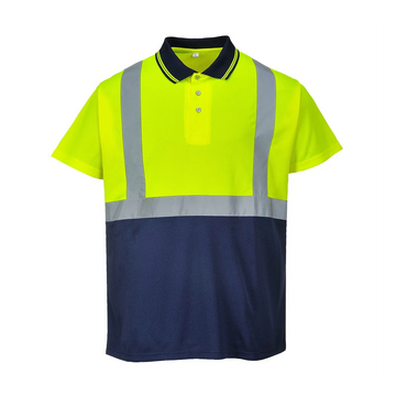 Portwest S479 - Polo bicolore Hi-Vis gialla