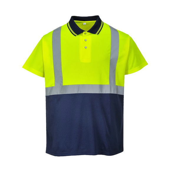 Portwest S479 - Polo bicolore Hi-Vis gialla